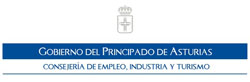 Logo Consejería de empleo, industria y turismo de Asturias